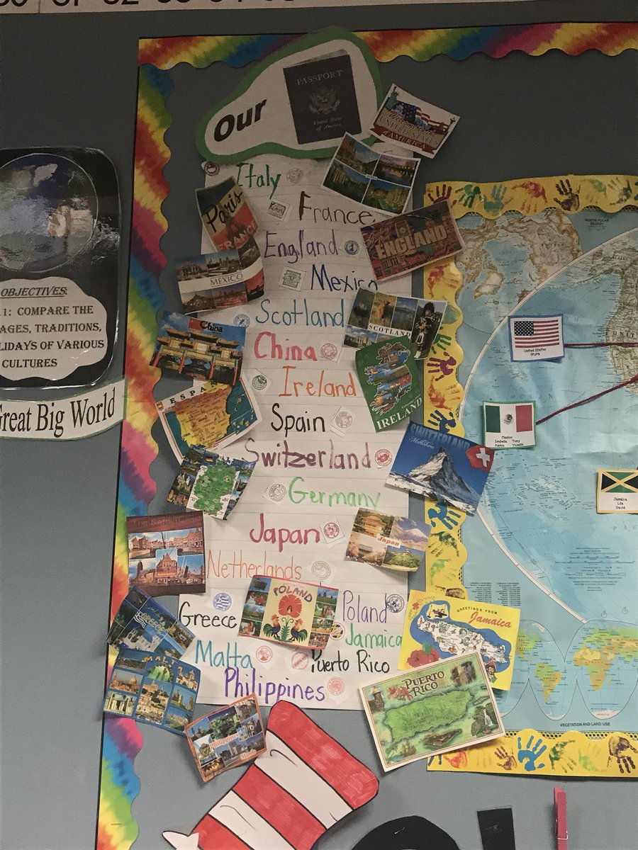 MsGowersClass's tweet photo. When you’ve traveled the world in a week and not once, but twice in the same day, you catch a glimpse of your students looking at the globe on their own! #Engaged #TotalInterest #ExtendingTheirLearning #VirtualTravelers @WillowSpringsES @DPI_SSTeam https://t.co/z18jF5CBVR