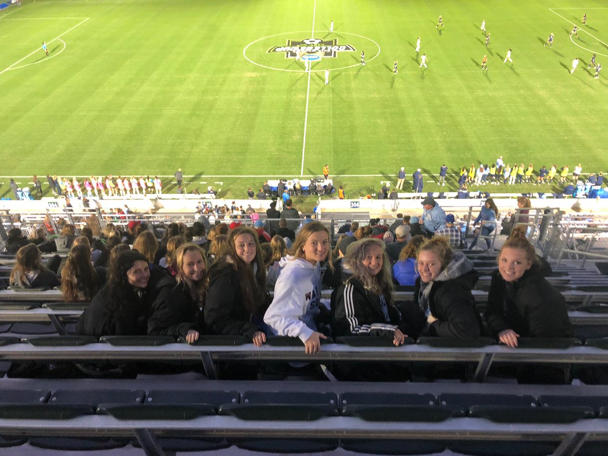 PennFusion_SA's tweet photo. Penn Fusion is in the house! PreAcademy girls playing at #CASLShowcase and get to cheer on #AwesomeAlum Rachael Dorwart and @uncwomenssoccer at the College Cup! #FinalFour #RiseWithUs #9 https://t.co/fTXMvamhSo