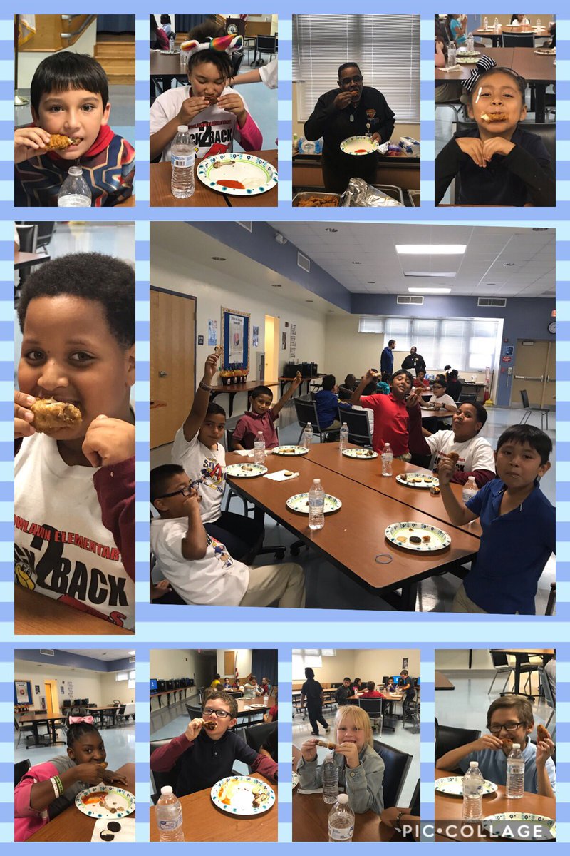 lishendrix's tweet photo. Reading Counts chicken wing challenge with Dr.  Phipps ⁦@SLESeahawks⁩ ⁦@lishendrix⁩ https://t.co/9wCnKSKSdR
