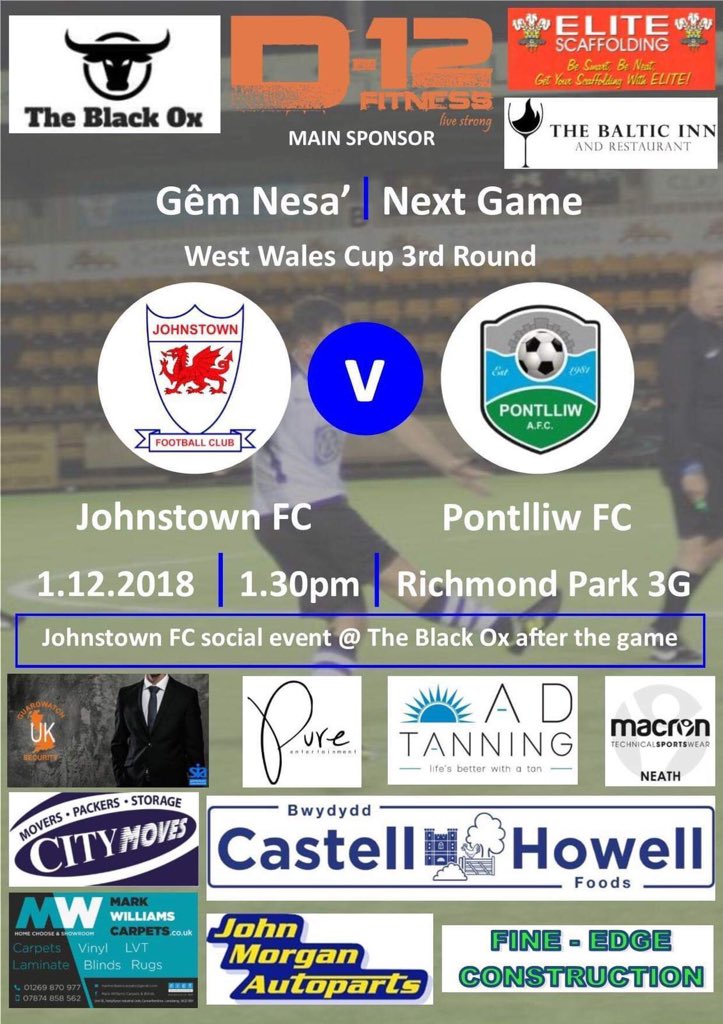 Last tweet had wrong time ko. Is a 13.30 ko at Richmond park.