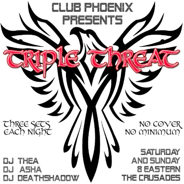 ClubPhoenixSWL's tweet image. Hey there everyone! This weekend we have all three djs on each night! @AnnriellaB will start off, followed by @DJDeathshadow94 then @djashamar will finish it off. Triple the djs... triple the threat! #SWLRP #letsdothis