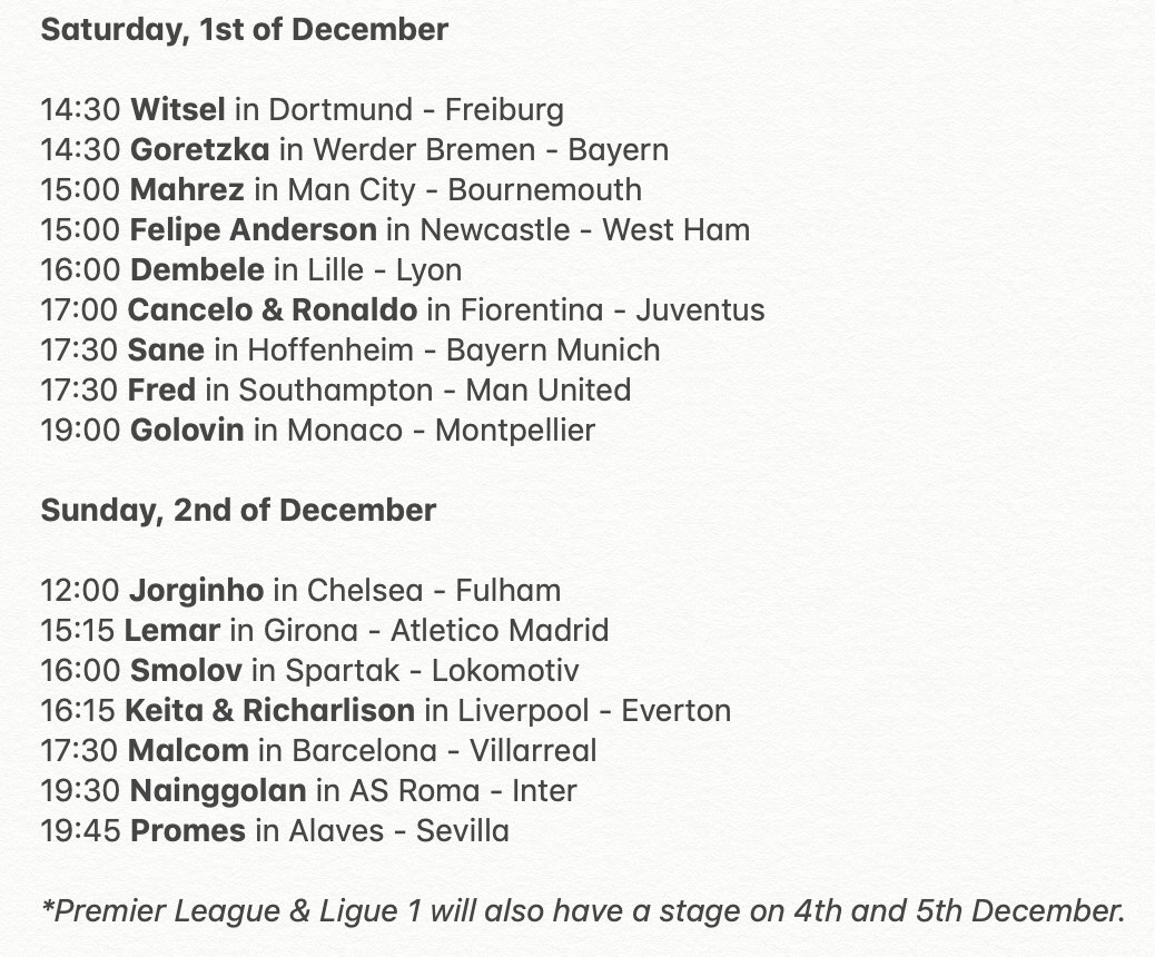 FC26snipingbot's tweet photo. OTWs Schedule for this weekend below!

Are we expecting any great performance this weekend? https://t.co/oonFS4aE1R