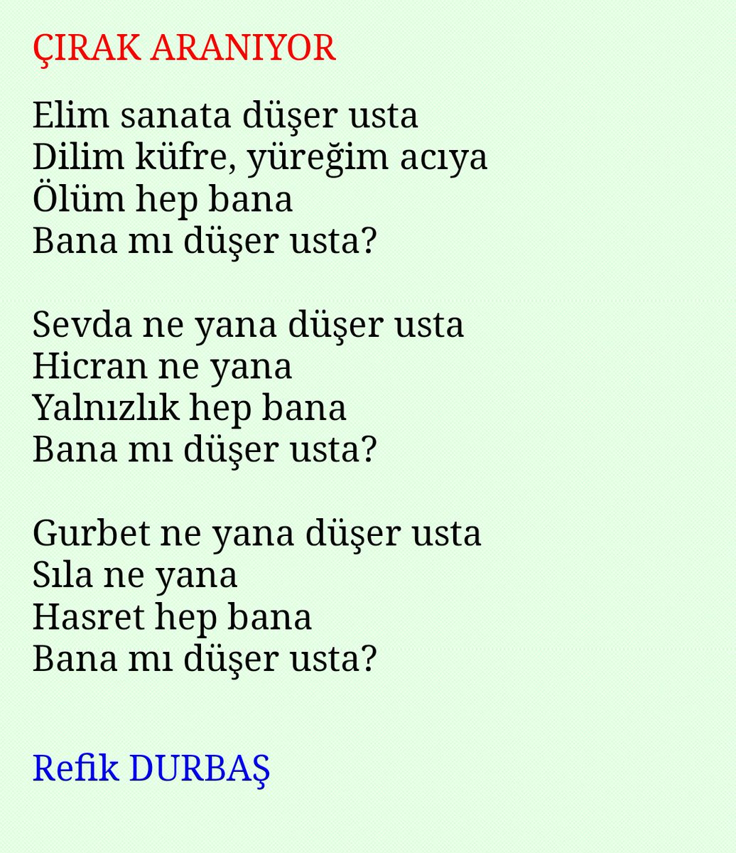 osmannamdar's tweet photo. Sanatçılar çok çabuk ayrılır oldu bu dünyadan. 
"Elim sanata düşer usta, yürek acıya".
#refikdurbaş https://t.co/fCjYSENypz