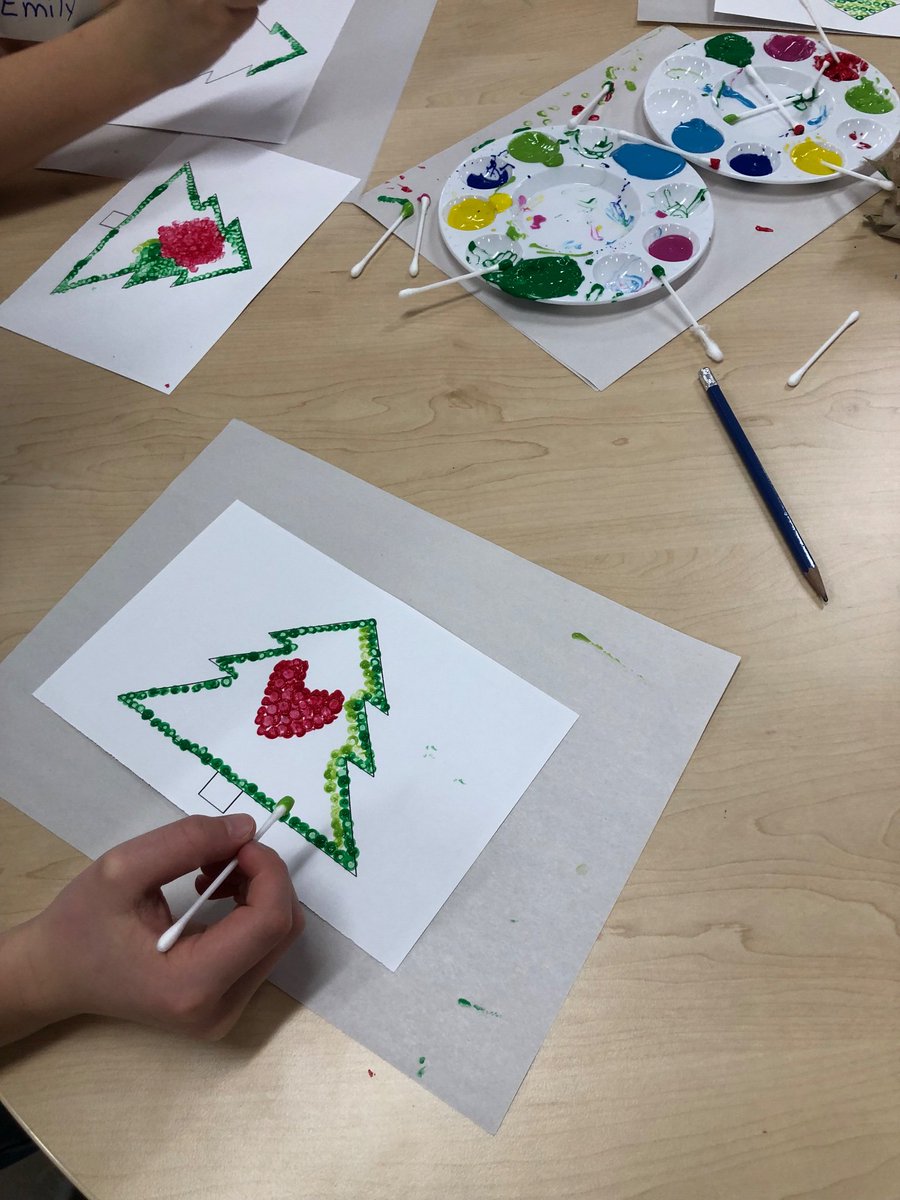 chief_school's tweet photo. Our grade 4’s made some beautiful #leahdorioninspired postcards to send to Canadian Armed Forces Members and started thinking about two of our four school values ... generosity and courage. #spslearn #spstl #schoolvalues #kidart #pointillism https://t.co/FsQVNB1bY7