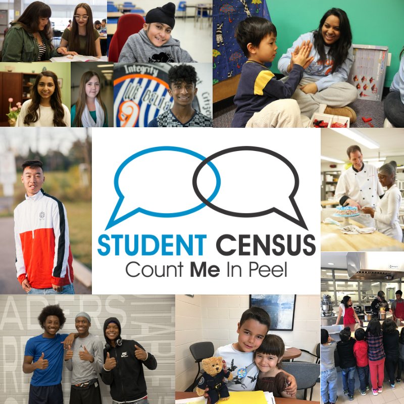 PeelSchools's tweet photo. Thank you #Peelfam for your participation in our first #CountMEinPeel Student Census. Over the next few months, we will scan and analyze all responses to produce a series of research reports to help inform school and board decision-making. Stay tuned for more updates! https://t.co/jtKJKk1vbI