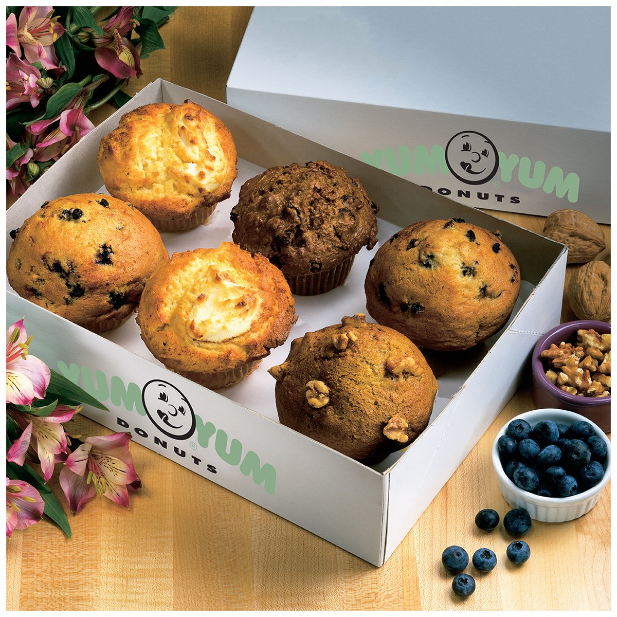 Muffins ain't nuthin to joke about... because your mouth will be too full to speak