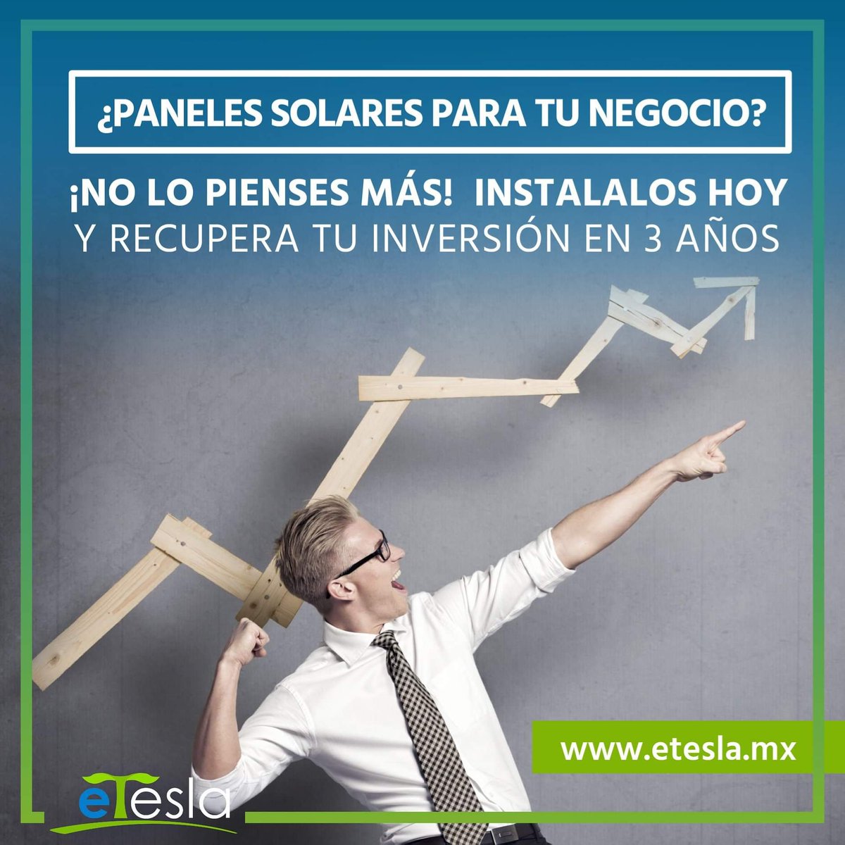 ¡Nuestros Paneles Solares son una excelente inversión con beneficios aún más grandes!  Instálalos y comienza a ahorrar desde los primeros meses al tiempo que ¡recuperas tu inversión! 

👉 etesla.mx