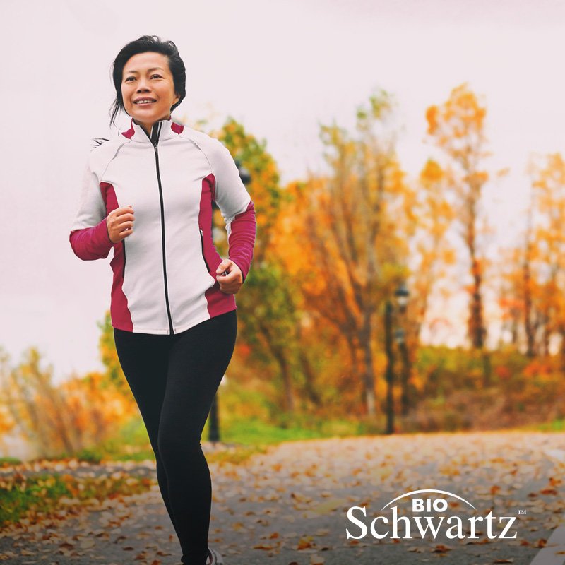 SchwartzHealth's tweet photo. We’re heading into December with strong joints to combat the cold weather. 🍂 Do you often get achy when the cold weather blows in? BioSchwartz Glucosamine Chondroitin MSM with Turmeric is specifically designed to support joint mobility and flexibility! https://t.co/g9WEllBmOT