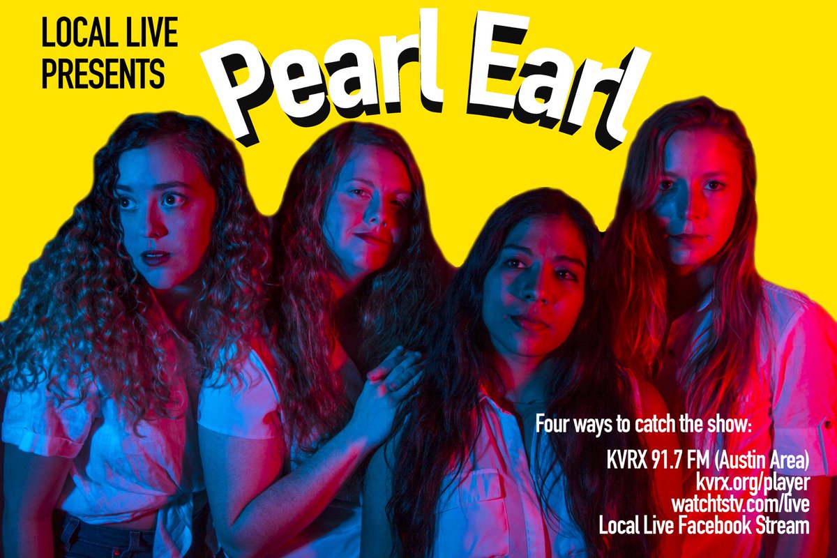 LocalLiveAustin's tweet image. Denton based rock &amp;amp; roll band Pearl Earl will be on Local Live this Sunday, 12/2, at 10PM!! Four ways to catch the show so don’t miss it!!