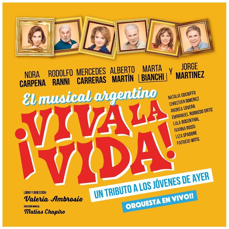 #ShowsArgentinos 🇦🇷 (@showsarg2024) on Twitter photo Shows Argentinos 🇦🇷 VIVA LA VIDA - ENTRADAS EN VENTA
Estreno 4 de Enero <a href="/T_LolaMembrives/">TeatroLolaMembrives</a>
<a href="/ChrisGimenez/">Christian Gimenez</a> <a href="/natucociuffo/">natalia cociuffo</a> <a href="/RossiIvanna/">Ivanna Rossi @rossiva</a> <a href="/patriciowitis/">Pato Witis</a> <a href="/EmmaRobredo/">Emma Robredo Ortiz</a> #AndreaLovera <a href="/ambro_val/">Valeria Ambrosio</a> Shows Argentinos 🇦🇷 VIVA LA VIDA - ENTRADAS EN VENTA
Estreno 4 de Enero <a href="/T_LolaMembrives/">TeatroLolaMembrives</a>
<a href="/ChrisGimenez/">Christian Gimenez</a> <a href="/natucociuffo/">natalia cociuffo</a> <a href="/RossiIvanna/">Ivanna Rossi @rossiva</a> <a href="/patriciowitis/">Pato Witis</a> <a href="/EmmaRobredo/">Emma Robredo Ortiz</a> #AndreaLovera <a href="/ambro_val/">Valeria Ambrosio</a>