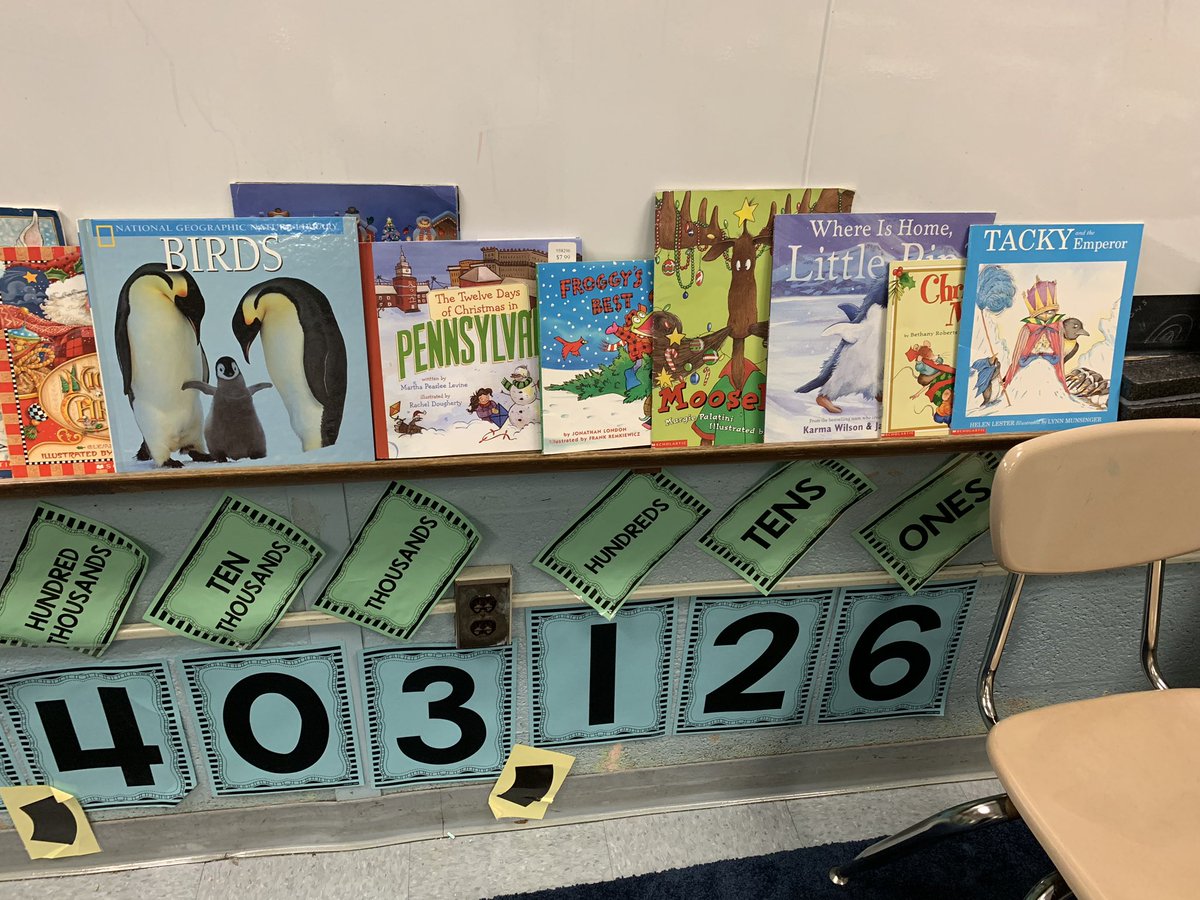 MissBamberger's tweet photo. So excited for Monday... got all my holiday books out after school, the kids love when these come out! @LancasterReads #urbaned #powerinreading https://t.co/v7yURPsC98