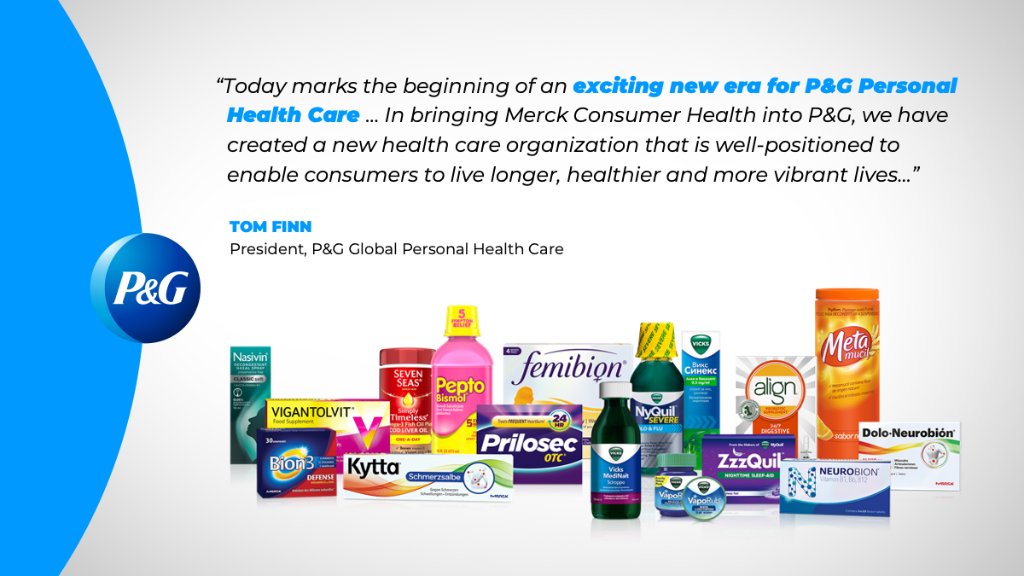 P&G: healthcare acquisition helps us stay on top of consumer