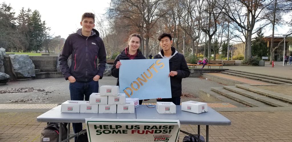 Thank you for all the support today everyone! #uvichybrid #saveonfoods #krispykreme