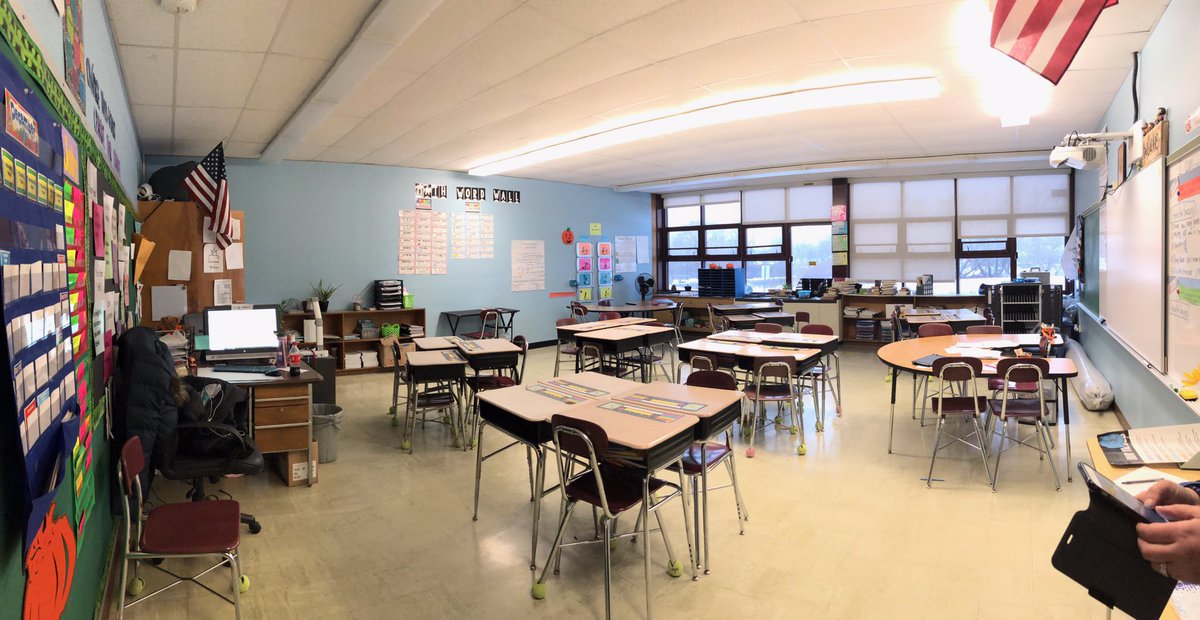 epbittar's tweet photo. When #coteachers decide their space is just not designed for two teachers to be making the most of their instructional time. #designthesurround #instructionalcoach #fridaynightfun https://t.co/SEVPUo93o8
