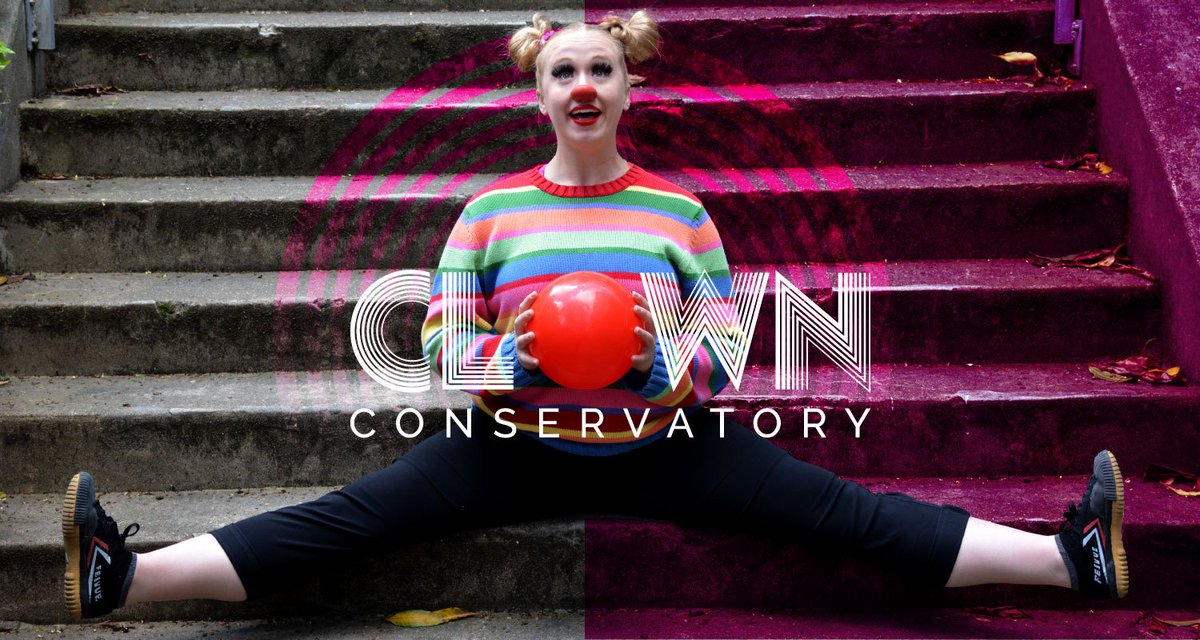 circuscenter's tweet photo. BE A CLOWN!
Apply for the next Clown Conservatory and become a part of the future of funny.
Find out more:
https://t.co/JmVsrPzQaU
#CircusClown #HumanCartoon #PrecisionIdiot #BandofFools #CircusCenterSF #Clown #Clowning #FutureOfFunny #PoetInAction #Comedy #Funny #BigTop https://t.co/1p2mCSzazO