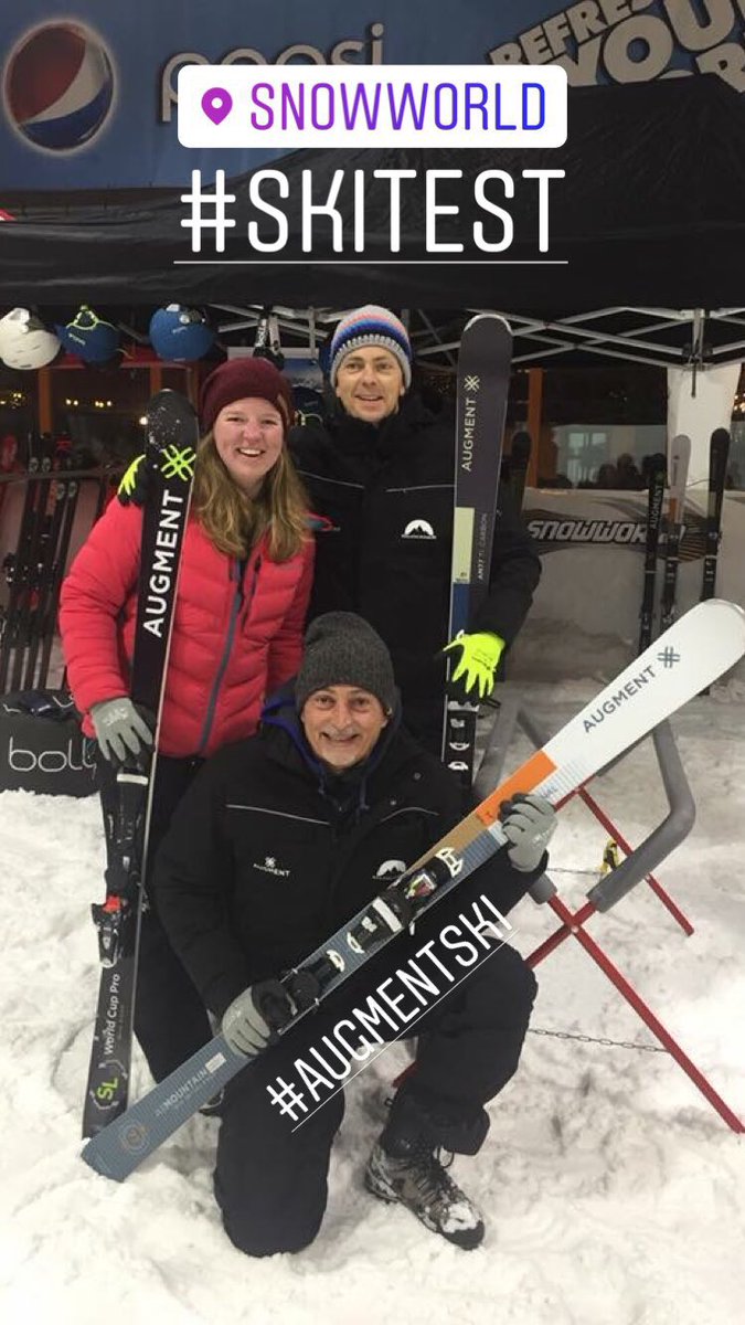GlocknerSports's tweet photo. Het Augment team op de nationale indoor skitest. Bedankt voor jullie komst!! #augmentski #augmentsportsbenelux #doubledutchski #snowworld https://t.co/zotHGINIh8