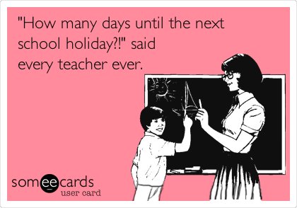 ProEdTN's tweet image. The next holiday is almost here! #TeacherFunny #FridayFunny