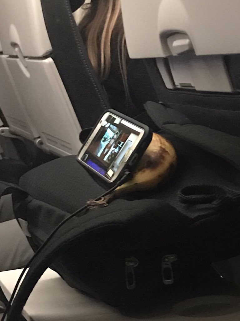 The latest in mobile phone stands...a banana!