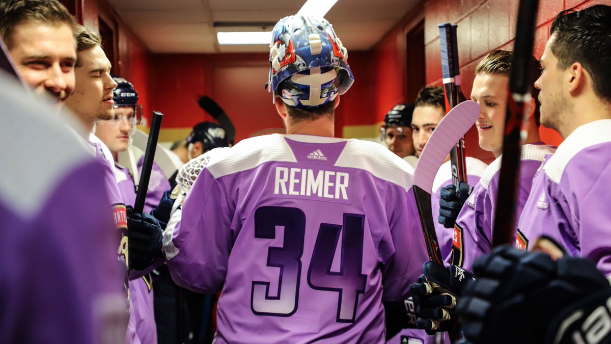 florida panthers hockey fights cancer