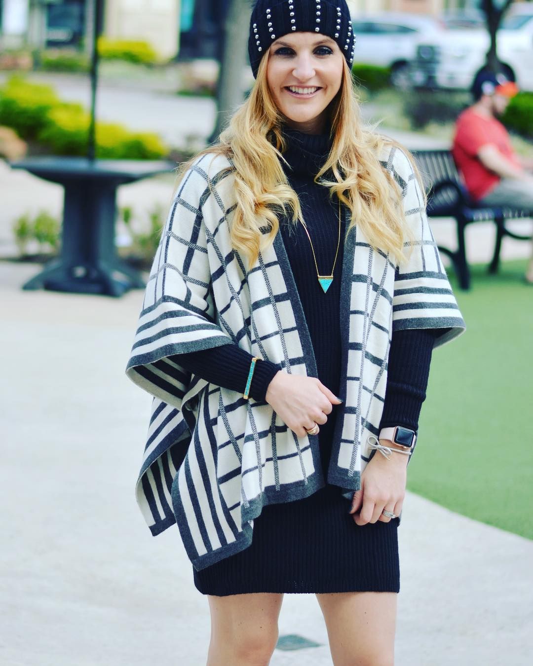 cabi uptown sweater dress