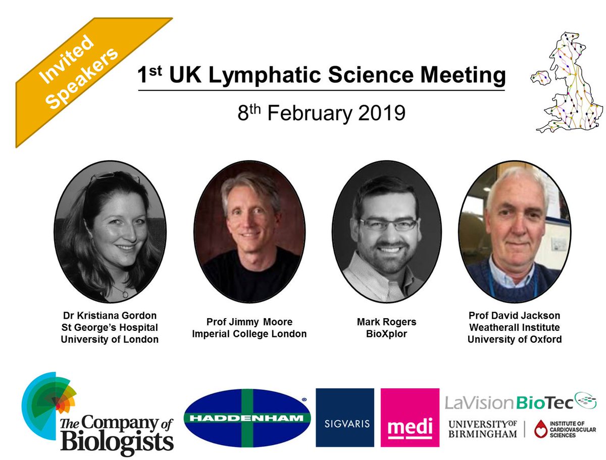 V. excited to present the speaker line-up for the meeting next Feb <a href="/EdgbastonPark/">Edgbaston Park Hotel</a>. From clinical perspectives to bioengineering to applications of #AI to cell biology, they've got it covered (and that's just the start!) #stellarcast #UKlymphatics #CometoBrum