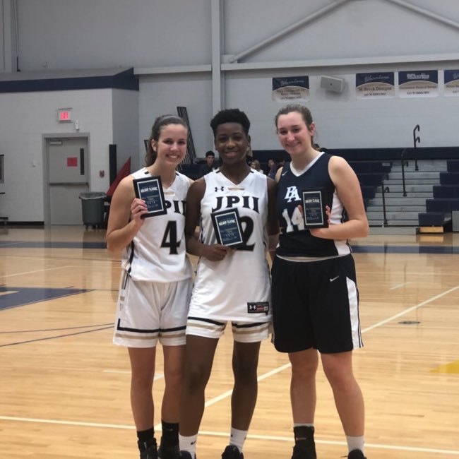 All Tournament Team:
Tkai DeVore - Most Outstanding Player, JPII 
Amelia Huebel <a href="/BAsportsAD/">BA Athletics</a> 
Mary Foster Gilliard, JPII 
Langley Harter, Colleton Prep 
Taniyah Bowman, First Presbyterian