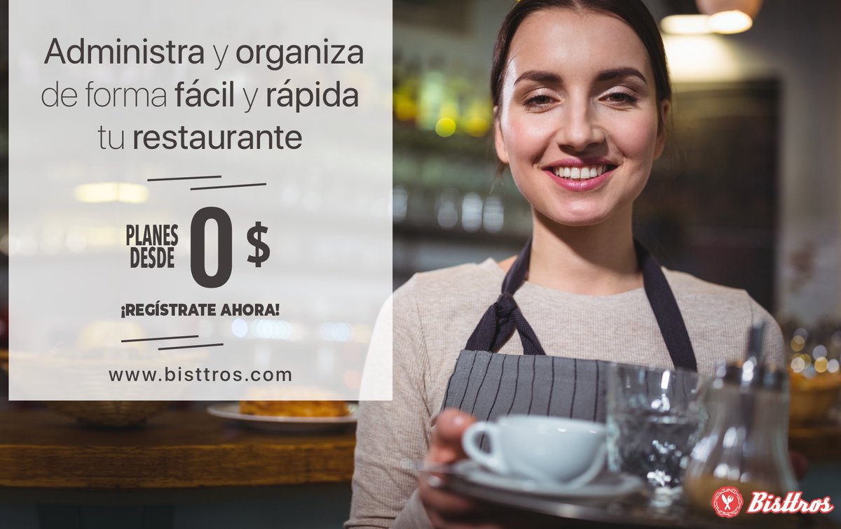 bisttros's tweet photo. Bisttros punto de venta en la nube para:
🍽 Restaurantes
🍺 Bares
☕️ Cafeterías
🍕 Comidas rápidas
🍰 Pastelerías
🍞 Panaderías

Regístrate y disfruta gratis de un mes de nuestro PLAN PREMIUM!
🔥 Regístrate aquí https://t.co/H9UmukDRUL
#food #AppStore #Colombia
#restaurant https://t.co/fe1NEElwi8