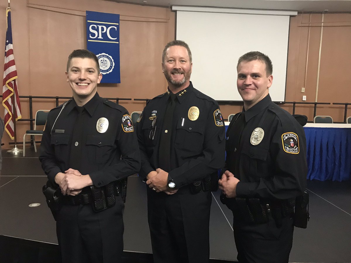 Largo Police On Twitter Congratulations To Our Two Newest Recruits Who Graduated From Spc Law Enforcement Academy Class 210 Tonight From Left To Right Recruit Ofc Vangeli Chief Undestad And Recruit Ofc
