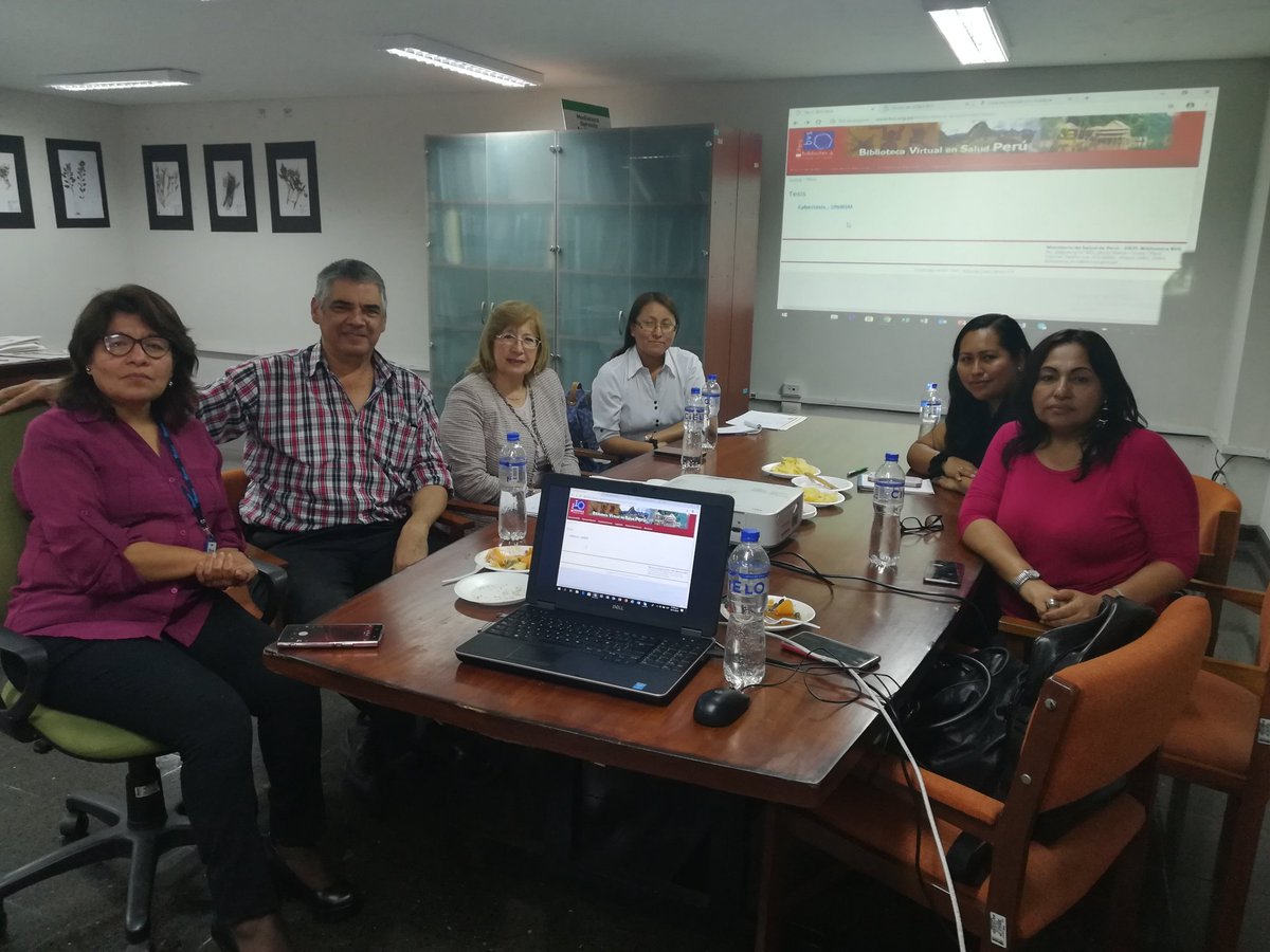 fernandoardito's tweet photo. #CRICS10 El Comité Técnico Nacional de la BVS Perú se reune para preparar su presentación en el Congreso Regional de Información en Ciencias de la Salud se realizará en São Paulo, Brasil, del 4 al 6 de diciembre de 2018. https://t.co/k7Dw5MwSzx