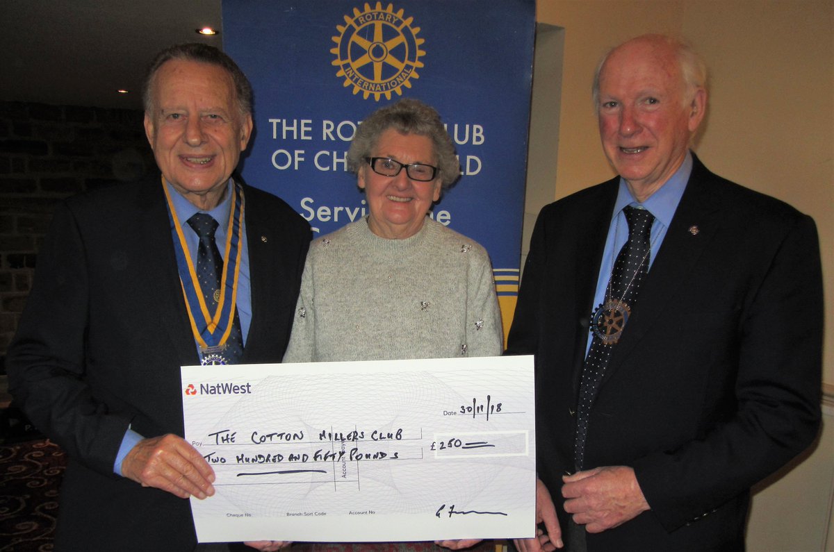 The good work of the Holymoorside based, Cotton Millers Club, which provides activities for young adults with learning difficulties, has been recognised by Chesterfield Rotary Club. bit.ly/1pneC7M