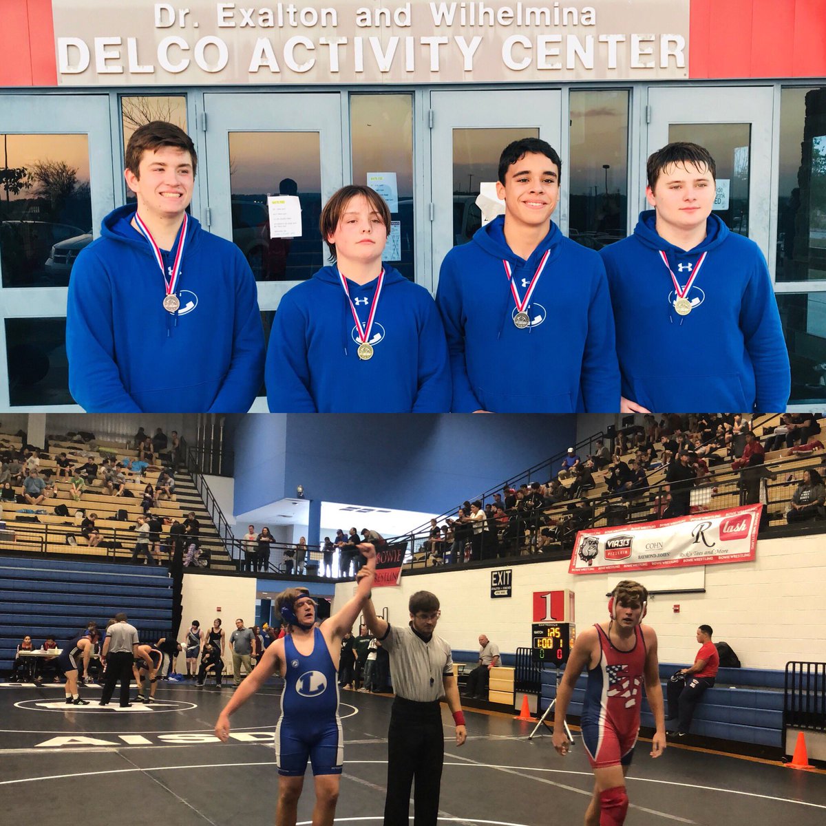 JV BOYS results: Jonathan Dill - Champion
Avery Smith - Champion
Paul Acosta - Runner Up
Taylor Metheny - Runner Up
Nathan Calvery - Consolation Champion
Korie Menard - Fourth Place 
Really proud of all our boys. #capitalclassic #pin 💪🏽