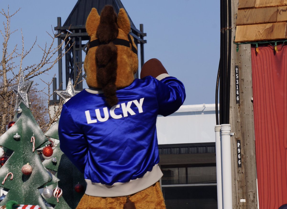 WoodbineCares's tweet photo. We're joining @WoodbineTB's Lucky, Santa, &amp; the rest of his friends for the second annual @NEsantaparade, along Albion Road, Sunday, December 2 at 1PM! Come for Jolly Ol' St. Nicholas, stay to see what Lucky has in store this year! #NESParade2018 #WoodbineCares https://t.co/F9nvpw2V3r