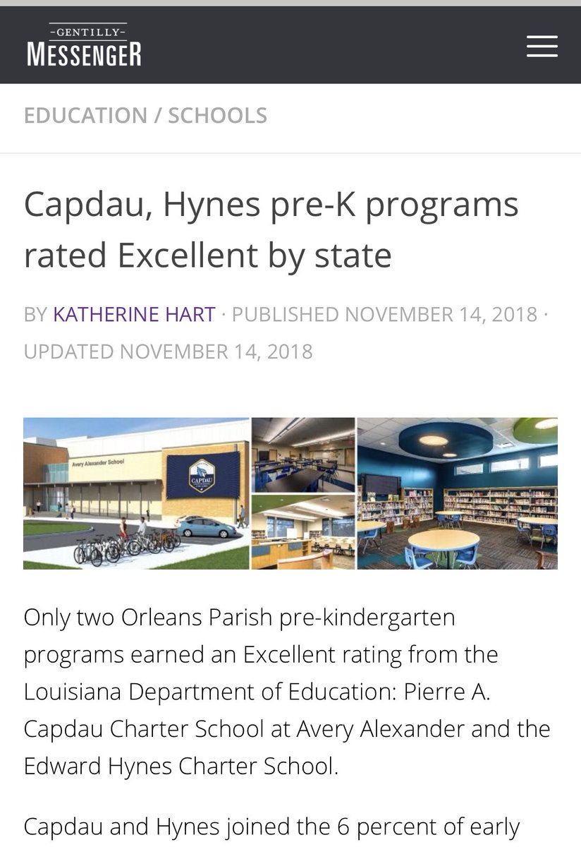 NBSFNOLA's tweet photo. November was a newsworthy month for our Capdau Jaguars! Congratulations on having your Early Childhood Program rated ‘excellent’ by the State of Louisiana! 👏🏅🖍📚✂️ #NBSF #NolaEd #Gentilly https://t.co/5h1JEkR1GJ