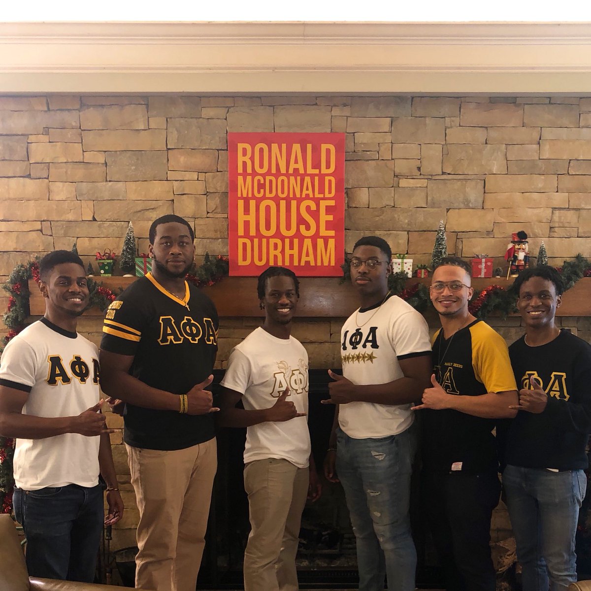 KOAlphas's tweet photo. Today, the Brothers of KO volunteered their services to the Ronald McDonald House in preparation for the Holiday season. #dukealphas https://t.co/IrlHOsj9zs