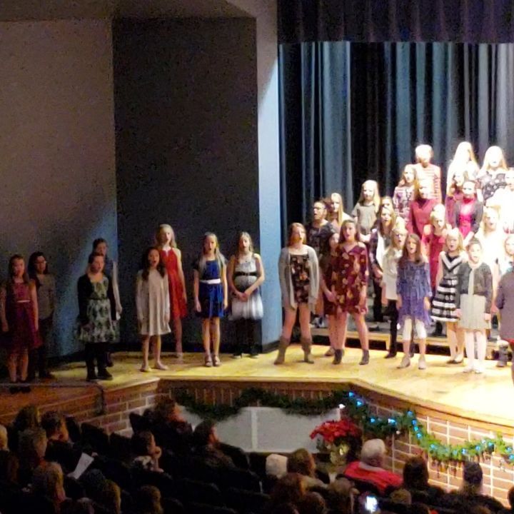 chad_ackerson's tweet photo. Watching the #wmscougars 6th Grade choir tonight. They sound AMAZING! Way to go everyone! #wearegips #begrand https://t.co/GLNJhuisHX https://t.co/kwCqZJsBn5