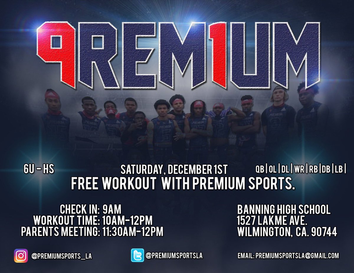1st_andTen's tweet photo. Tomorrow Rain or Shine! 

Check In: 9am
Location: Banning High (Wilmington, CA)
Positions: ALL
Ages: 6u - HS https://t.co/6Plaf96jJz