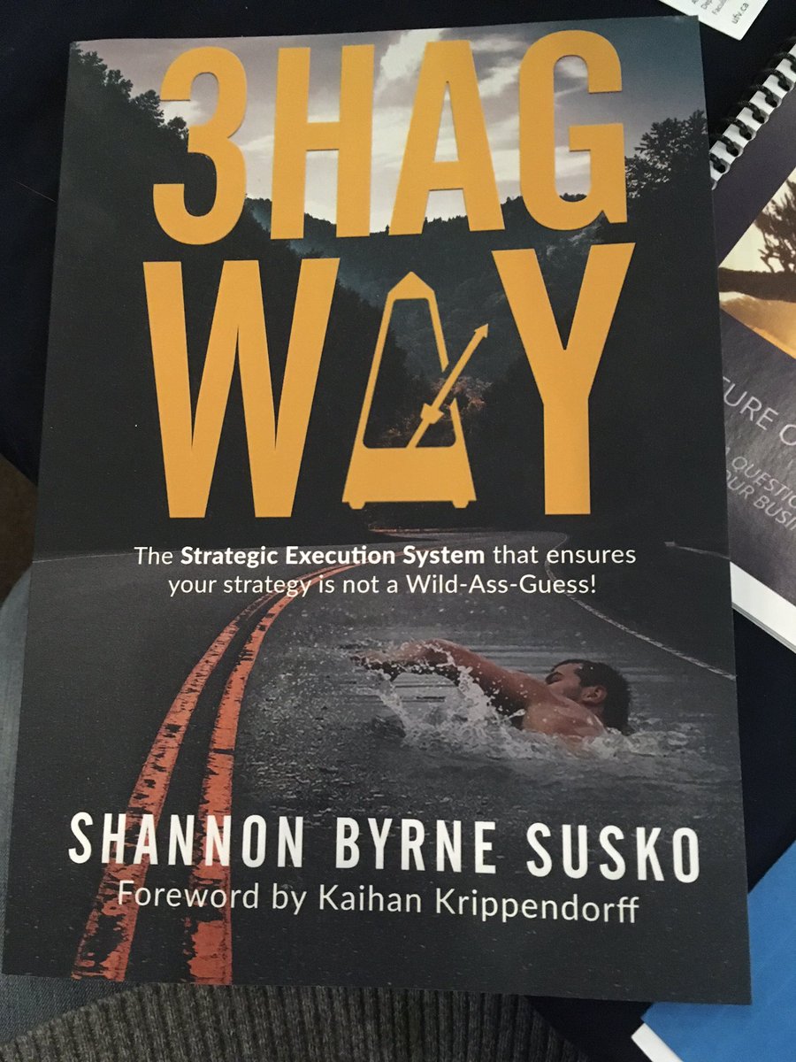 Thank you <a href="/ShanByrneSusko/">Metronomics - Shannon Susko</a> for #3HAG book!