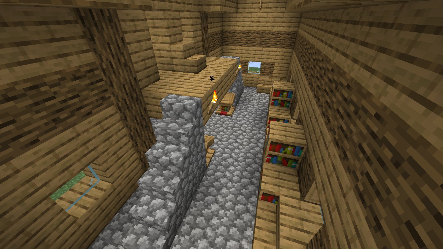 Saziumr 1 14の平原の村 図書館