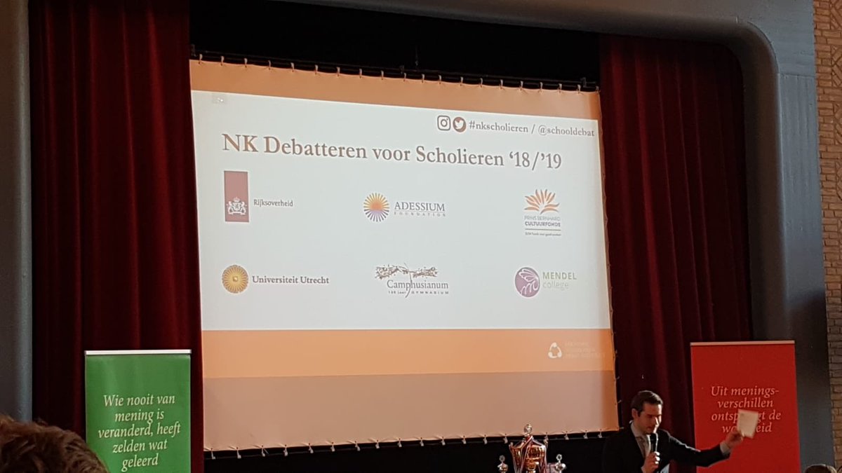 Mendeldebatteam, Nederlands kampioen 2018, opnieuw naar finale NK! #debat #finale #nk