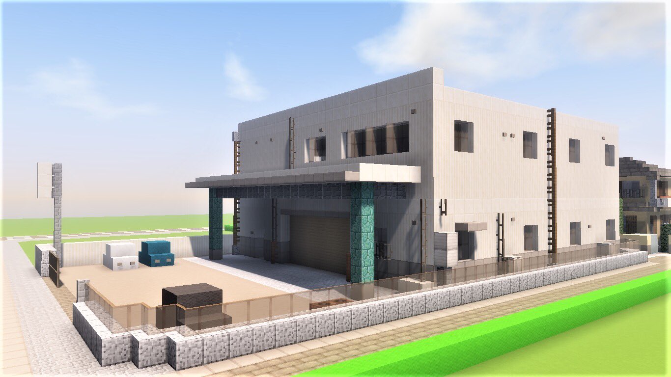 とーたつ Minecraft 新し目の工場 Minecraft建築コミュ 佐山市