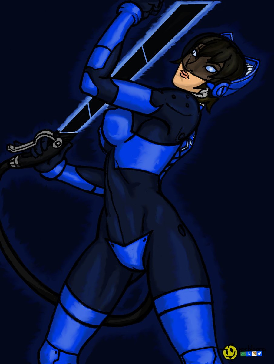 Motor Minx #webcomic #Cassiopeia_Quinn #Motor_Minx #cyborg #catgirl #sword pixiv.net/member_illust.…