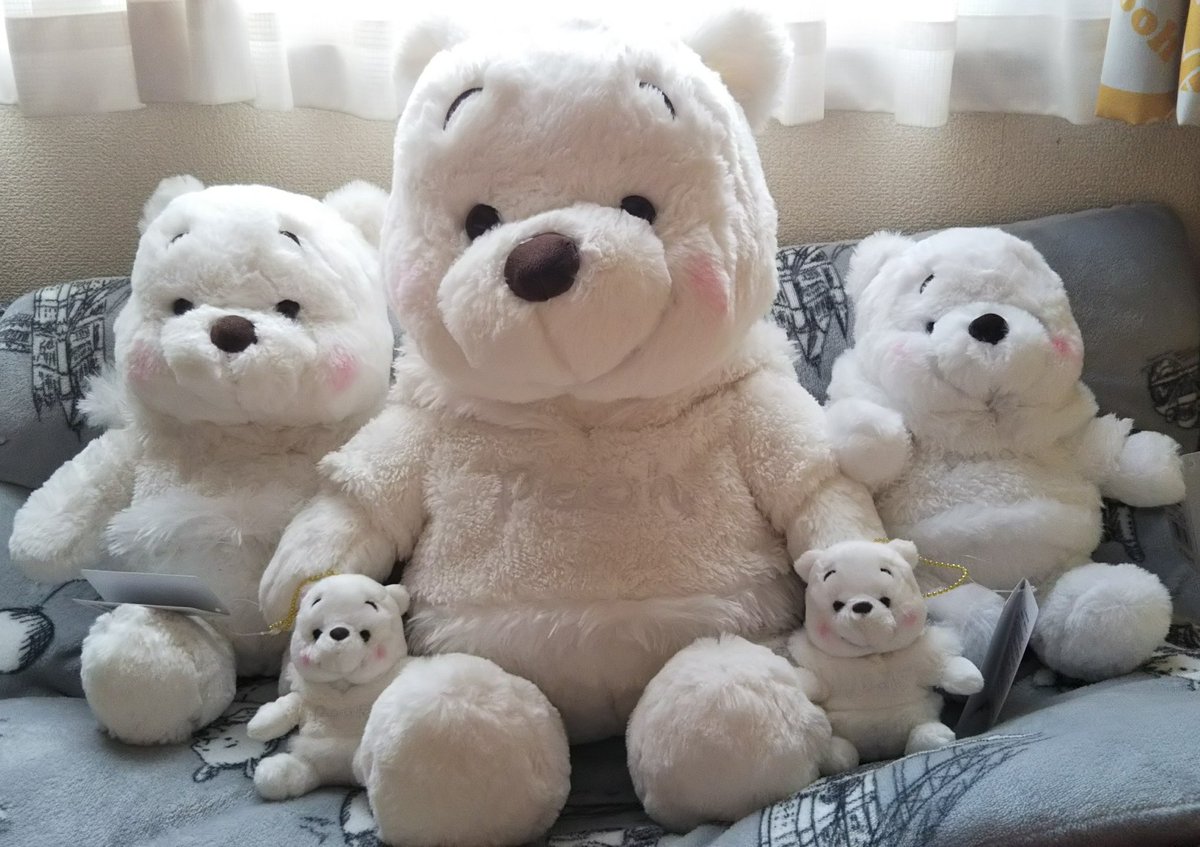 Miwaboo 昨日店舗にて販売 White Pooh スプラッシュも白いプーさん どれかわかるかな くまのプーさん ディズニーストア White Pooh