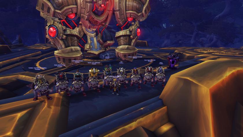FiresideGuild's tweet photo. Congrats to all who participated in our @FiresideGuild Glory of the Uldir Raider achievement run on Wednesday. Tonight at 7:30 PST we return to Uldir for more fun with G'Huun. #GuildRaiding #BattleForAzeroth https://t.co/ywyDLwWbsk