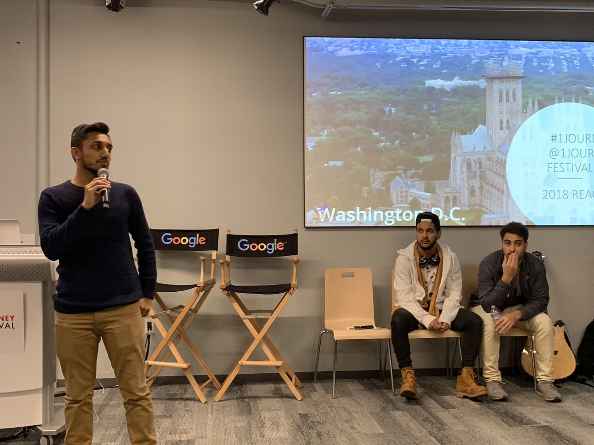 Atif Javed, co-founder of <a href="/tarjimlyapp/">Tarjimly Translate</a> presenting at <a href="/1journeyfest/">One Journey Festival</a> - we’re excited that he’ll also present at a #publicgoodapphouse demo event in the spring of 2019. #RefugeesWelcome