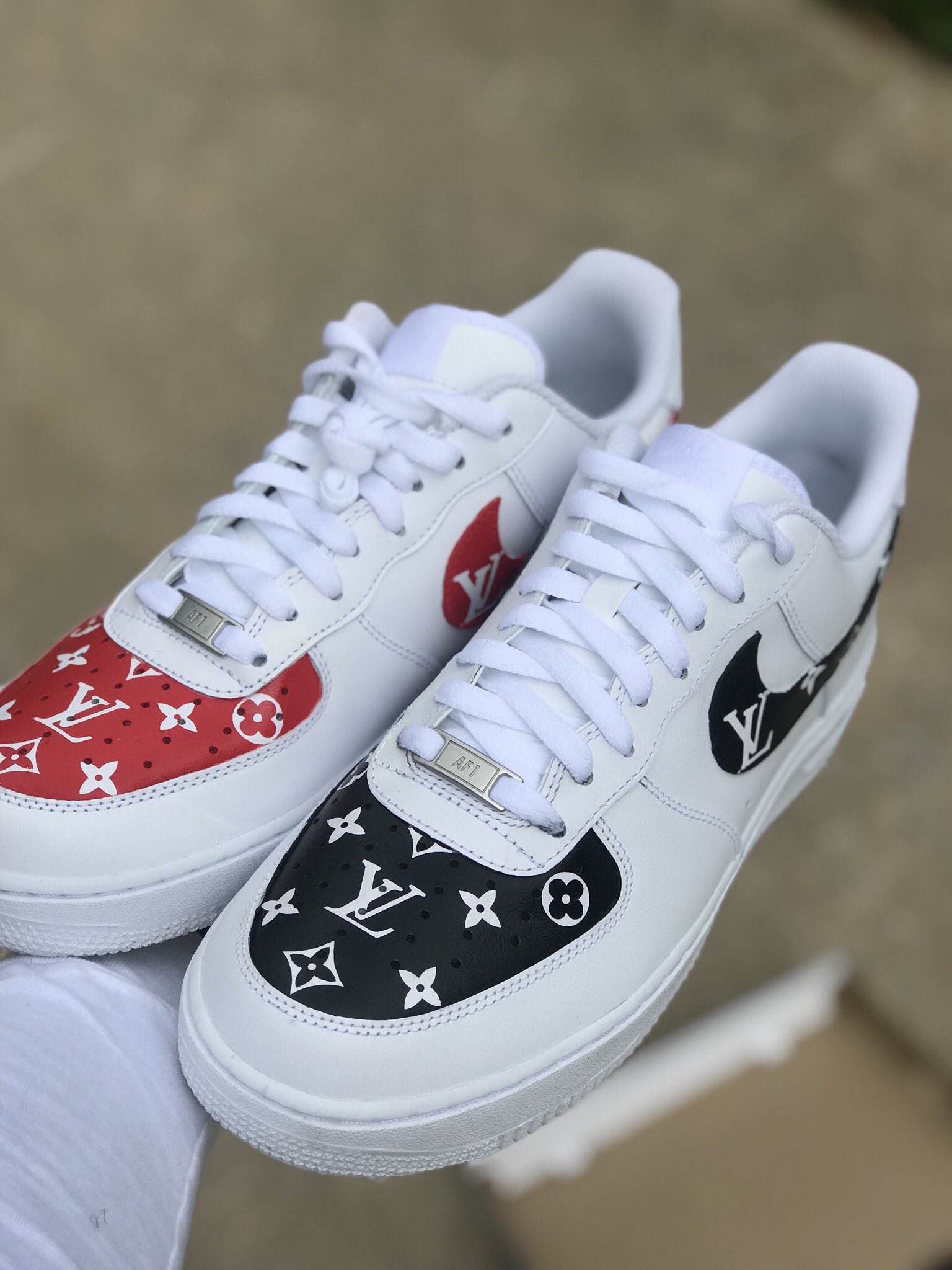 KWC on X: Air Force 1 Low Louis Vuitton Custom! #customshoes #airforce1  #LouisVuitton #Nike  / X