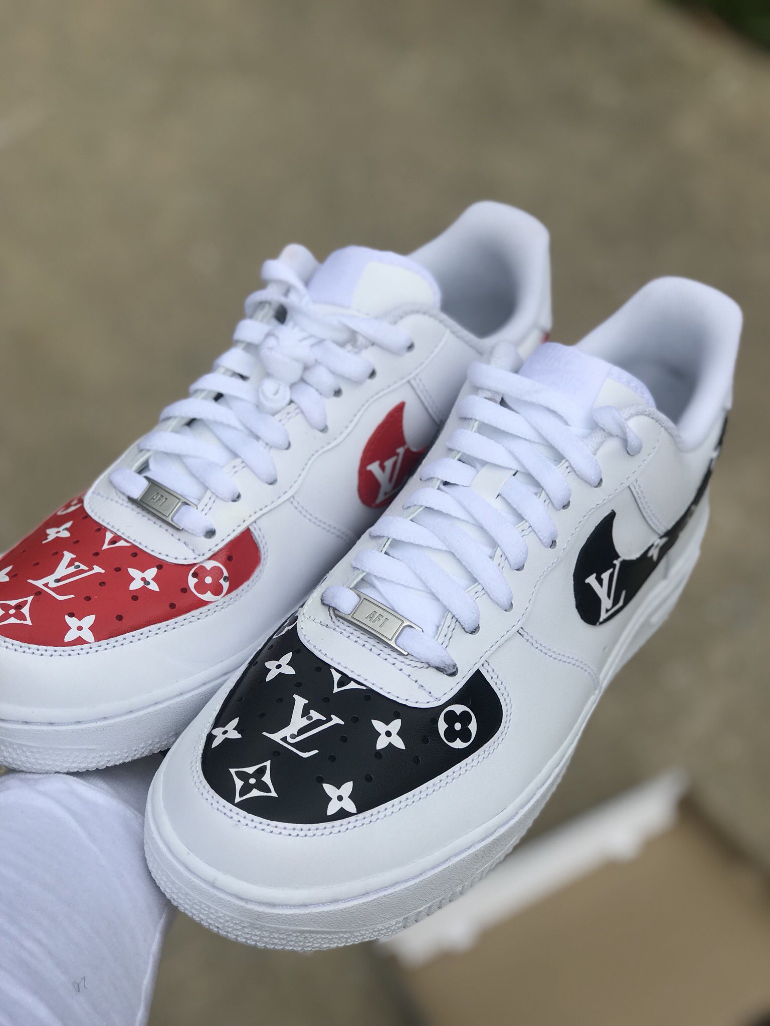 KWC on X: Air Force 1 Low Louis Vuitton Custom! #customshoes