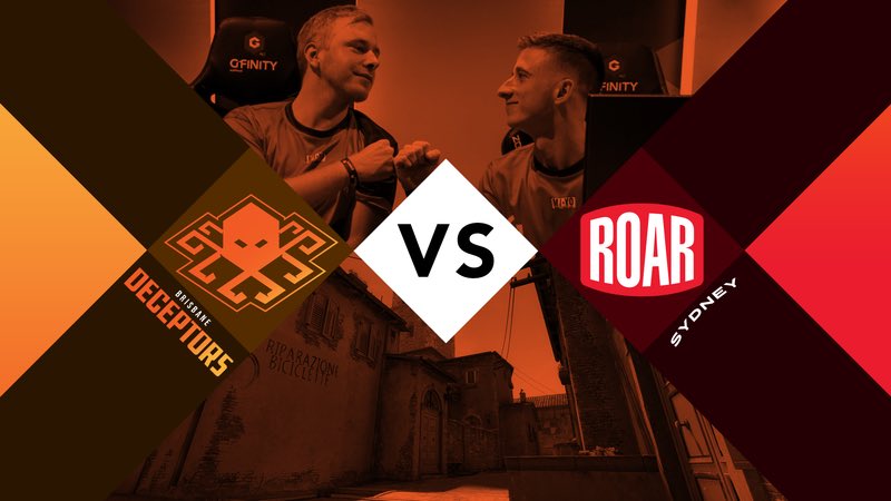BNEDeceptors's tweet photo. It’s almost time for our last match of the #EliteSeriesAU season, as we put honour on the line to potentially put the @SYDRoarSports out of playoffs contention. 

#QLDWIN | @GfinityAU | #CSGO https://t.co/IGAaDLGBrg