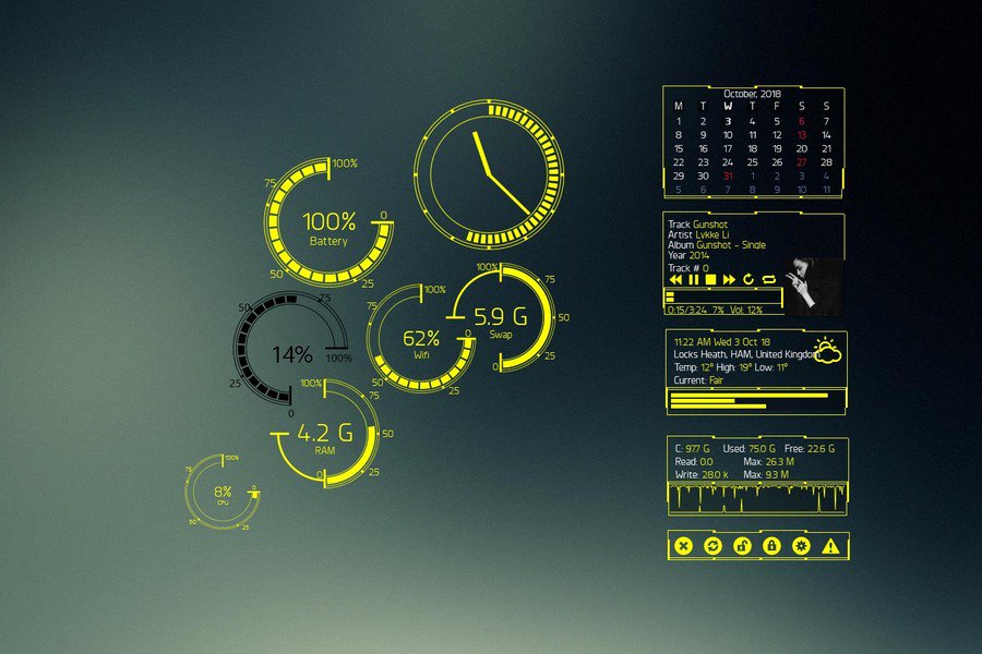Dashboard 1.8 Skins
visualskins.com/skin/dashboard…
#rainmeters, #rainmeterskin, #customization, #desktop, #desktopsetup, #desktopmodification, #visualstyle, #windows, #desktoptheme, #skin