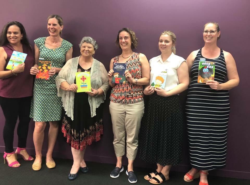 6 elated authors sharing 6 new stories! Hot off the press and straight into Library For All! LFA thanks these wonderful women for helping us in our mission to bring literacy and the joy of reading to the world. #lfa #libraryforall