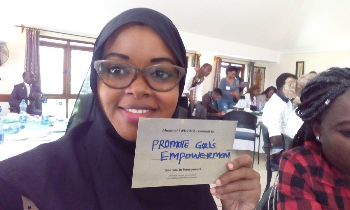 AliBisharo's tweet photo. I commit to promote Girls empowerment #Genderequality  #Leadership #EndFGM #RightToEducation. #righttomenstrualhealthandsupport  Heading to #WD2019 #WDSEA https://t.co/oHCfUiVi6M